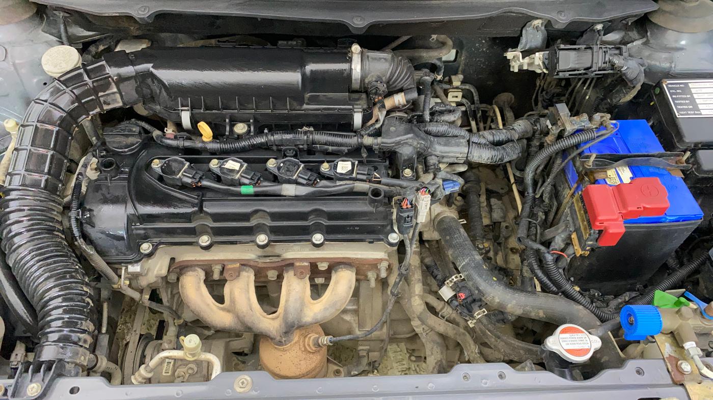 2019 Toyota Glanza V CVT, CNG, Automatic, 84,272 km, Engine View