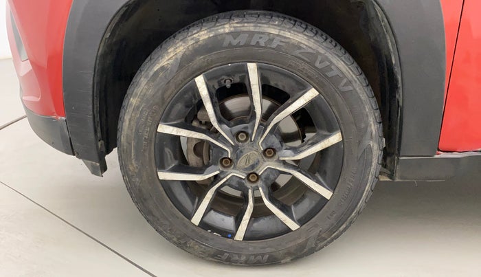 2017 Mahindra KUV 100 NXT K8 P 6 STR, Petrol, Manual, 55,425 km, Left Front Wheel