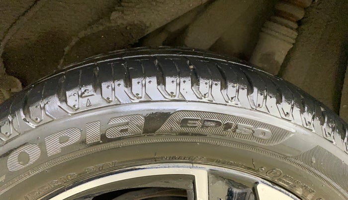 2021 Hyundai Verna SX (O) 1.0 TURBO DCT, Petrol, Automatic, 19,469 km, Left Rear Tyre Tread