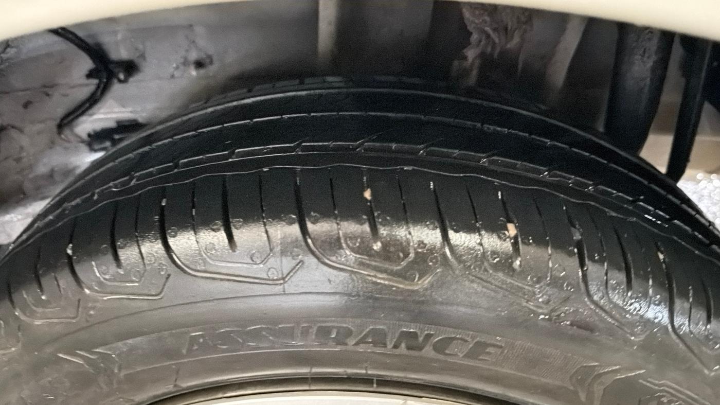 2022 Tata TIGOR XMA PETROL, Petrol, Automatic, 13,282 km, Left Rear Tyre Tread