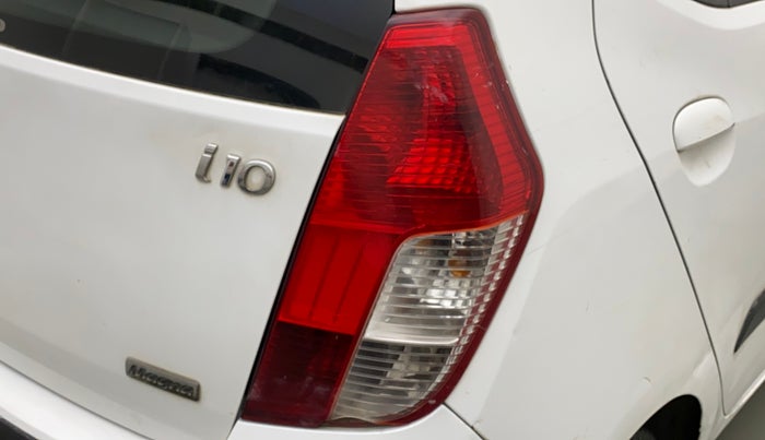 2010 Hyundai i10 MAGNA 1.2, Petrol, Manual, 98,915 km, Right tail light - Minor damage