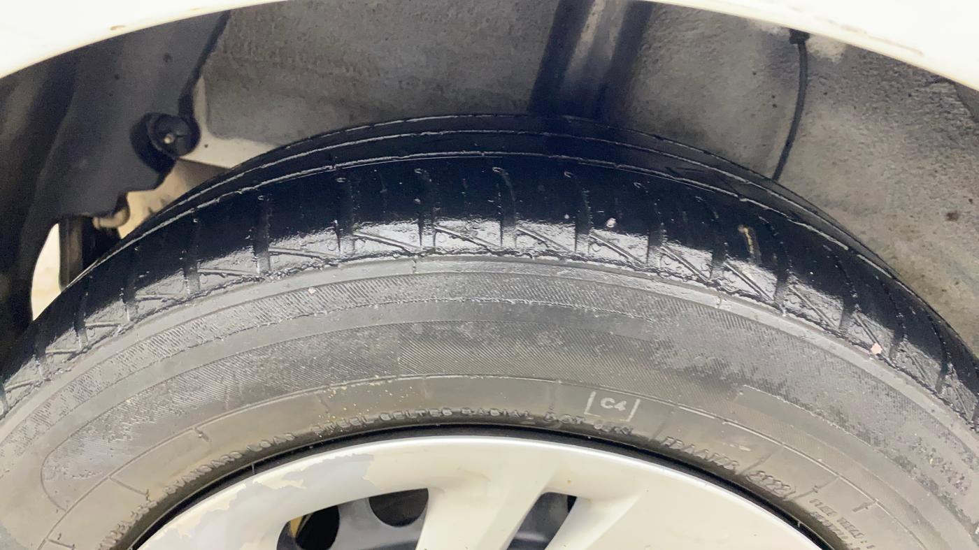 2022 Hyundai AURA S 1.2 CNG, CNG, Manual, 91,409 km, Right Rear Tyre Tread