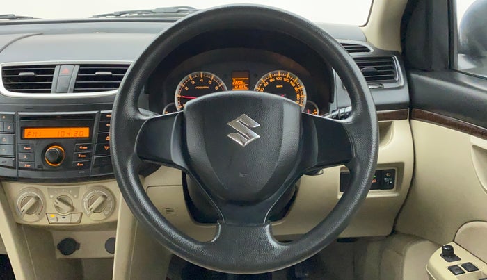 2014 Maruti Swift Dzire VXI, Petrol, Manual, 1,21,692 km, Steering Wheel Close Up