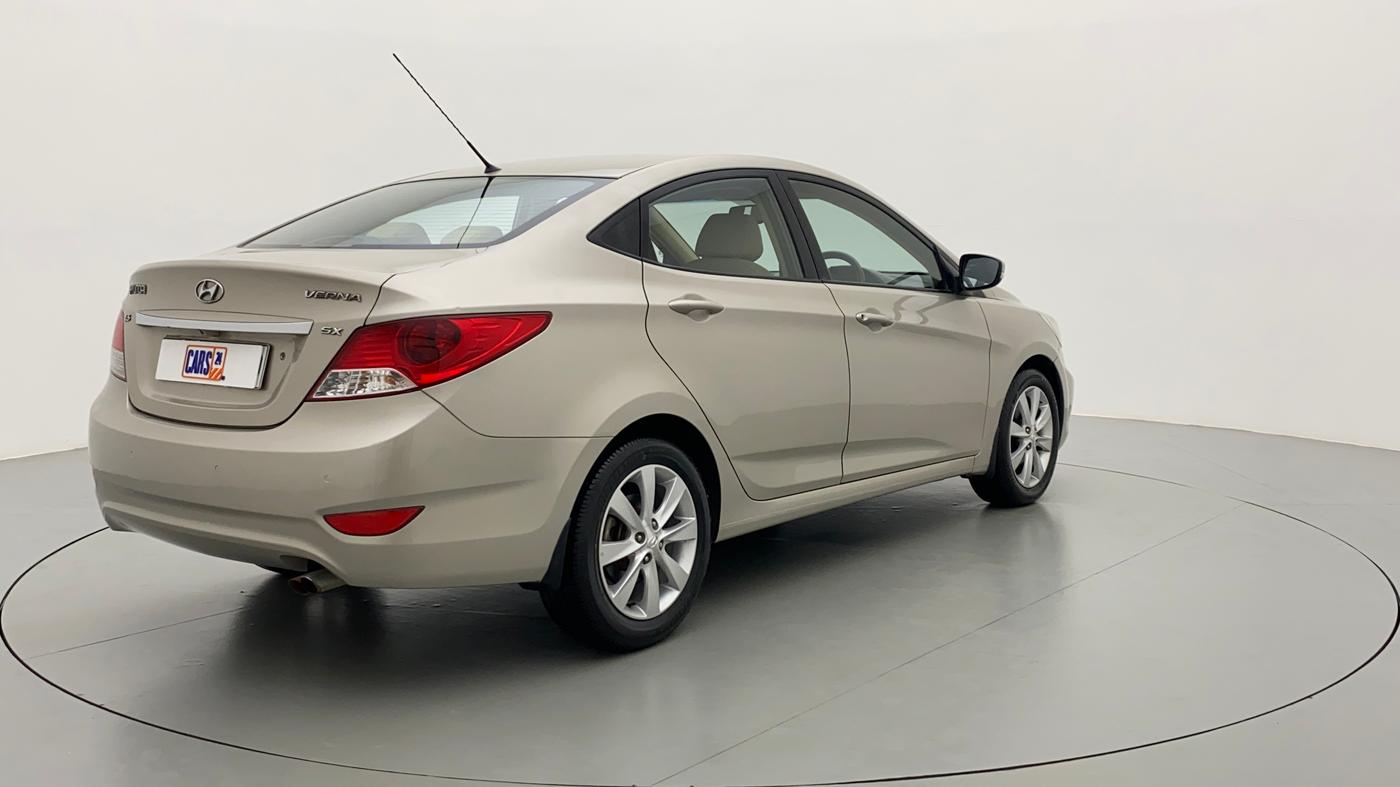 2011 Hyundai Verna FLUIDIC 1.6 SX VTVT, Petrol, Manual, 44,483 km, Right Back Diagonal
