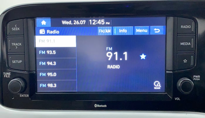 2020 Hyundai GRAND I10 NIOS SPORTZ AMT 1.2 KAPPA VTVT, Petrol, Automatic, 19,621 km, Infotainment System