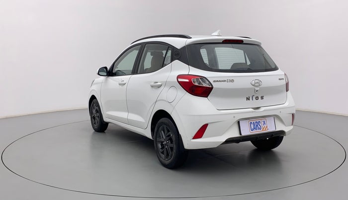 2020 Hyundai GRAND I10 NIOS SPORTZ AMT 1.2 KAPPA VTVT, Petrol, Automatic, 19,621 km, Left Back Diagonal