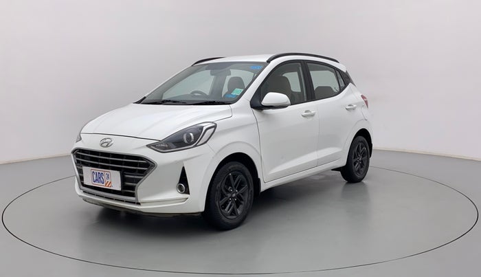 2020 Hyundai GRAND I10 NIOS SPORTZ AMT 1.2 KAPPA VTVT, Petrol, Automatic, 19,621 km, Left Front Diagonal