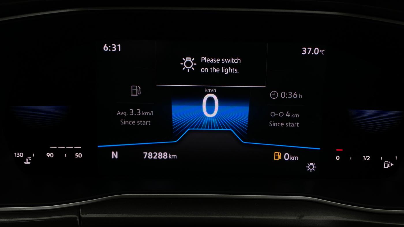 2022 Volkswagen TAIGUN TOPLINE 1.0 TSI AT, Petrol, Automatic, 78,284 km, Odometer Image