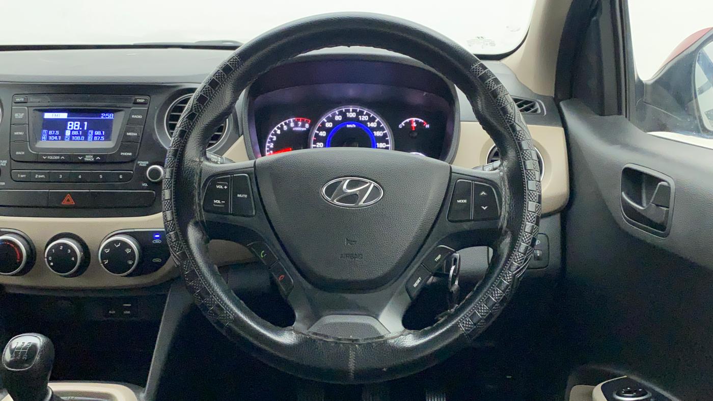 2018 Hyundai Grand i10 MAGNA 1.2 KAPPA VTVT, Petrol, Manual, 21,867 km, Steering Wheel Close Up