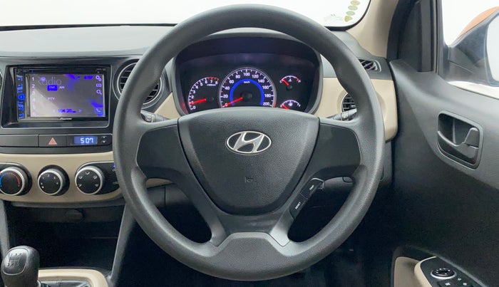2014 Hyundai Grand i10 MAGNA 1.2 KAPPA VTVT, Petrol, Manual, 62,990 km, Steering Wheel Close Up