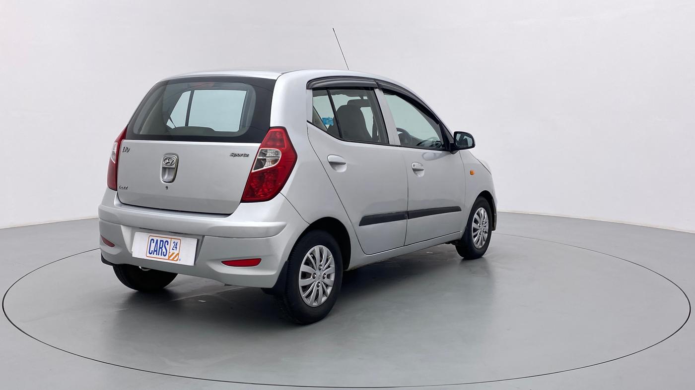 2015 Hyundai i10 SPORTZ 1.1 IRDE2, Petrol, Manual, 29,065 km, Right Back Diagonal