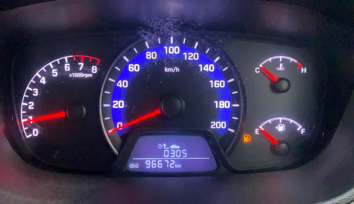 2015 Hyundai Xcent S 1.2, Petrol, Manual, 96,630 km, Odometer Image