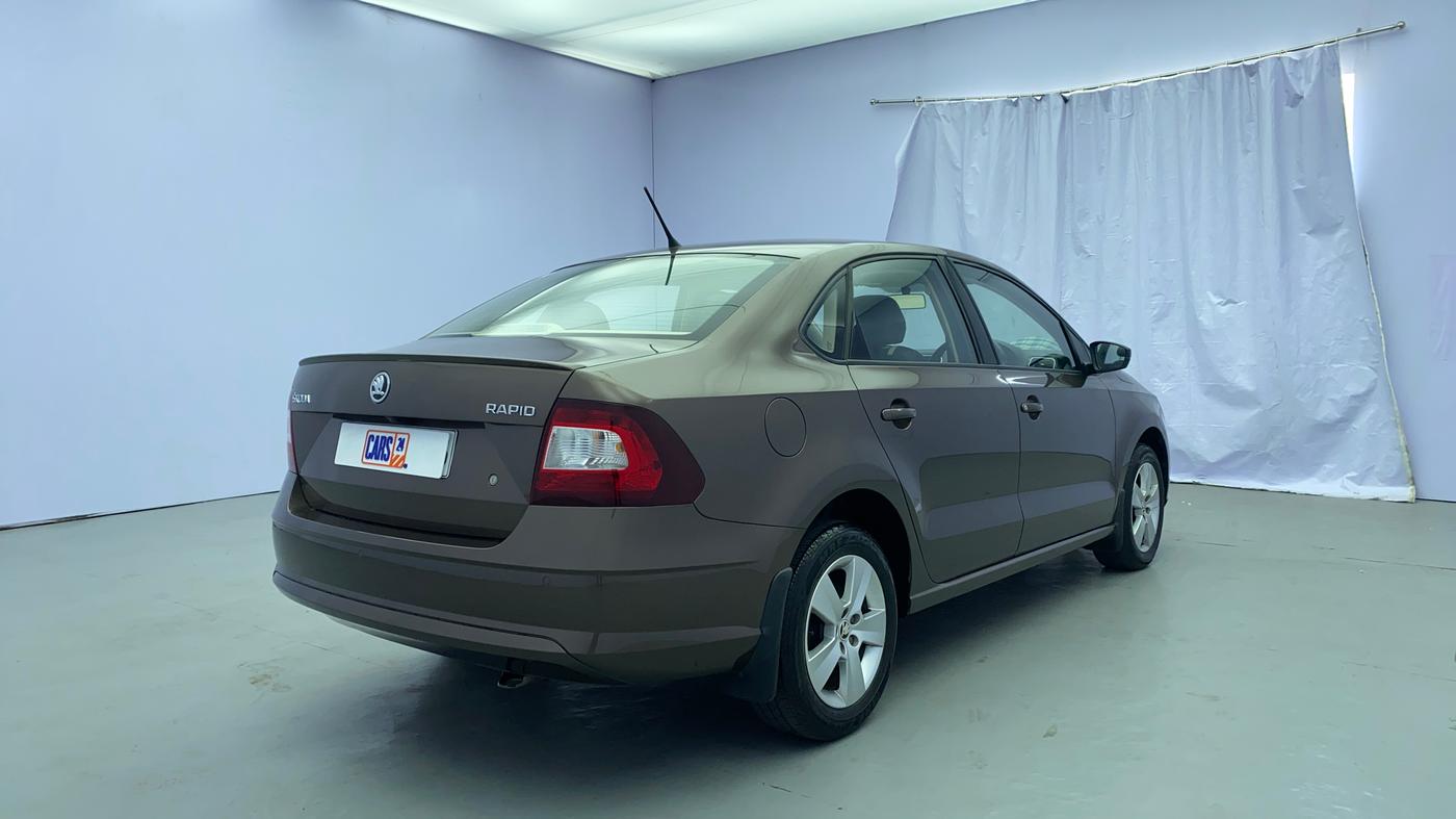 2021 Skoda Rapid AMBITION AT TSI, Petrol, Automatic, 20,450 km, Right Back Diagonal