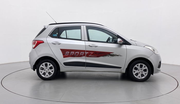 2015 Hyundai Grand i10 SPORTZ 1.2 KAPPA VTVT, Petrol, Manual, 96,954 km, Right Side View