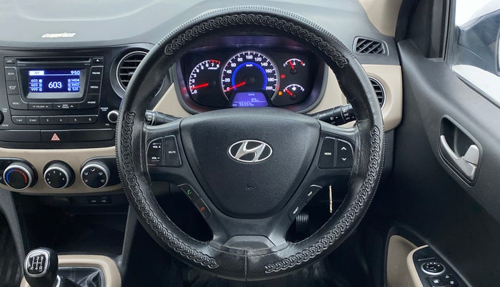 2015 Hyundai Grand i10 SPORTZ 1.2 KAPPA VTVT, Petrol, Manual, 96,954 km, Steering Wheel Close Up