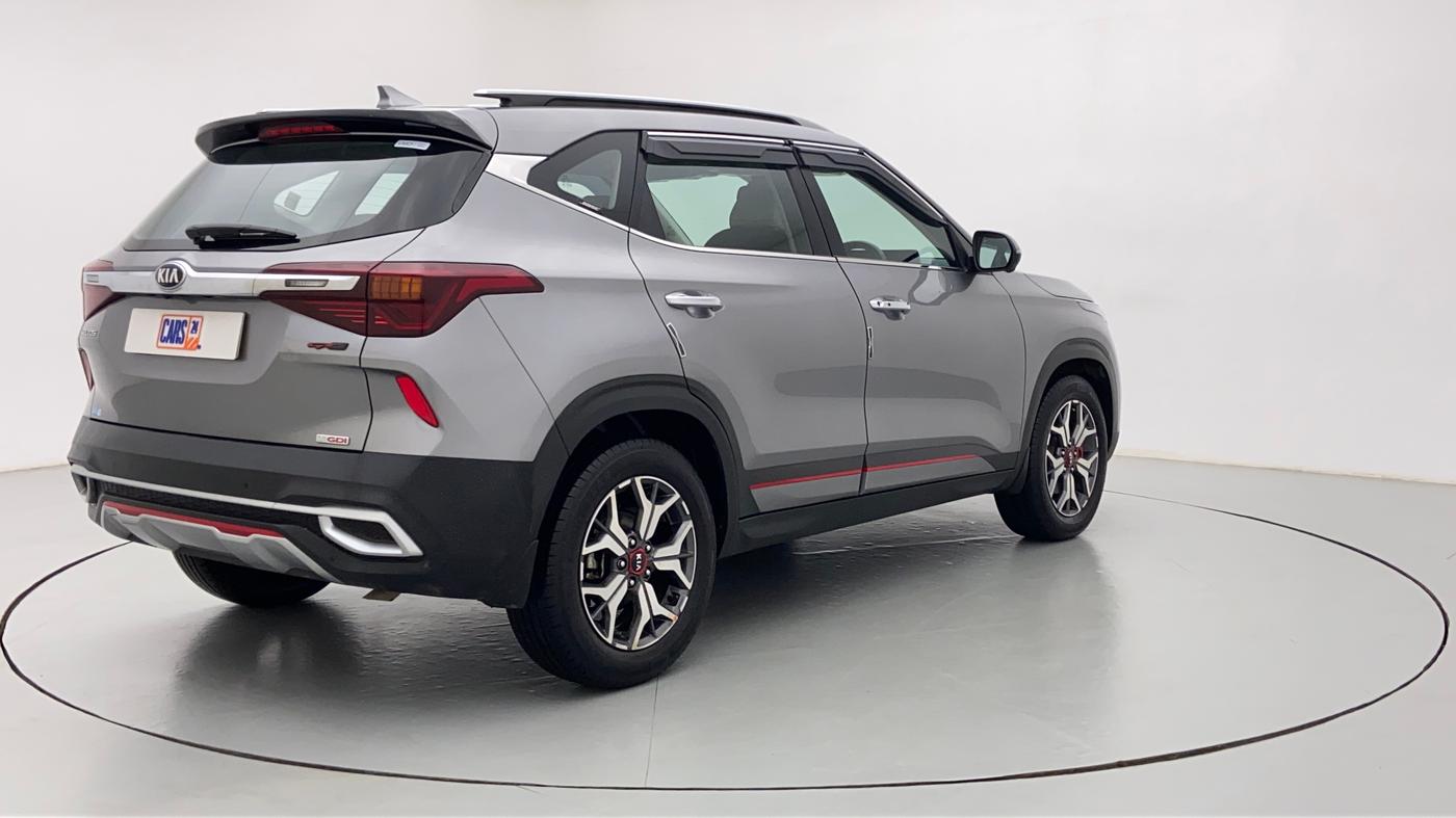 2019 KIA SELTOS GTX+ 1.4 MT, Petrol, Manual, 5,931 km, Right Back Diagonal