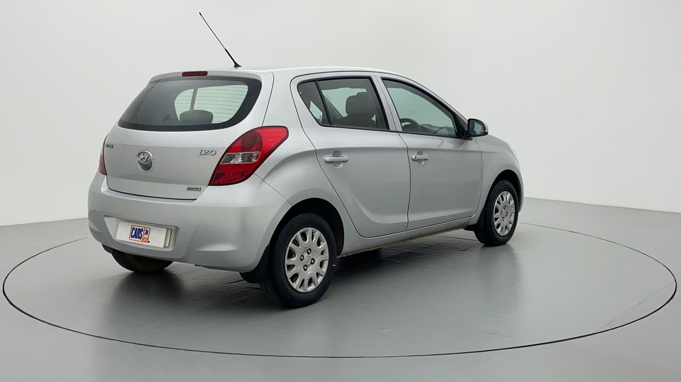 2010 Hyundai i20 SPORTZ 1.2 O, Petrol, Manual, 32,694 km, Right Back Diagonal