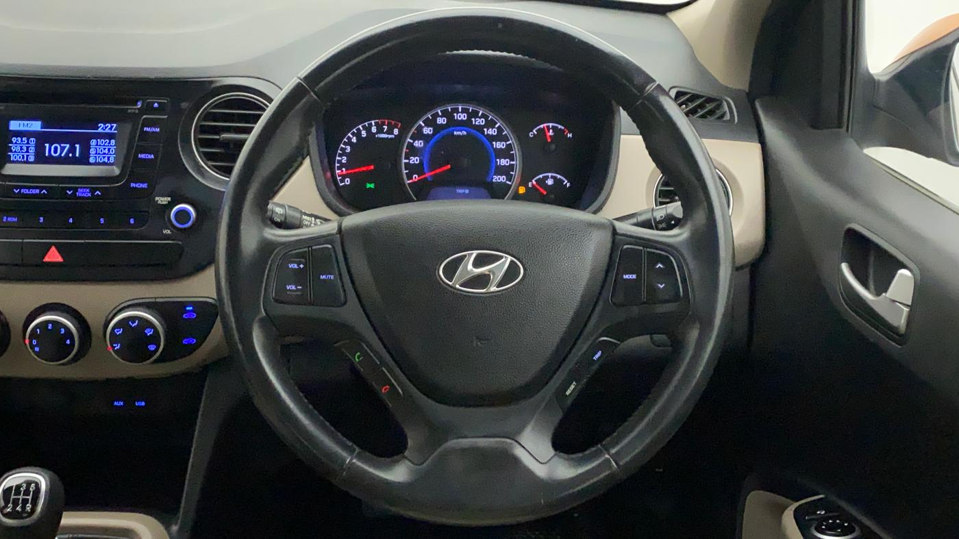 2014 Hyundai Grand i10 ASTA 1.2 KAPPA VTVT, Petrol, Manual, 46,511 km, Steering Wheel Close Up