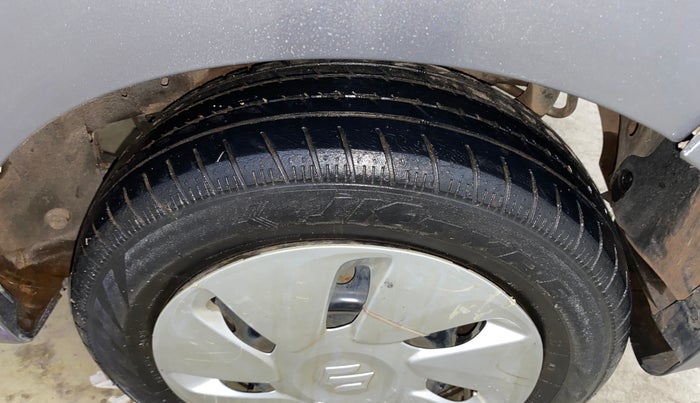 2017 Maruti Celerio VXI AMT, Petrol, Automatic, 68,498 km, Left Rear Tyre Tread