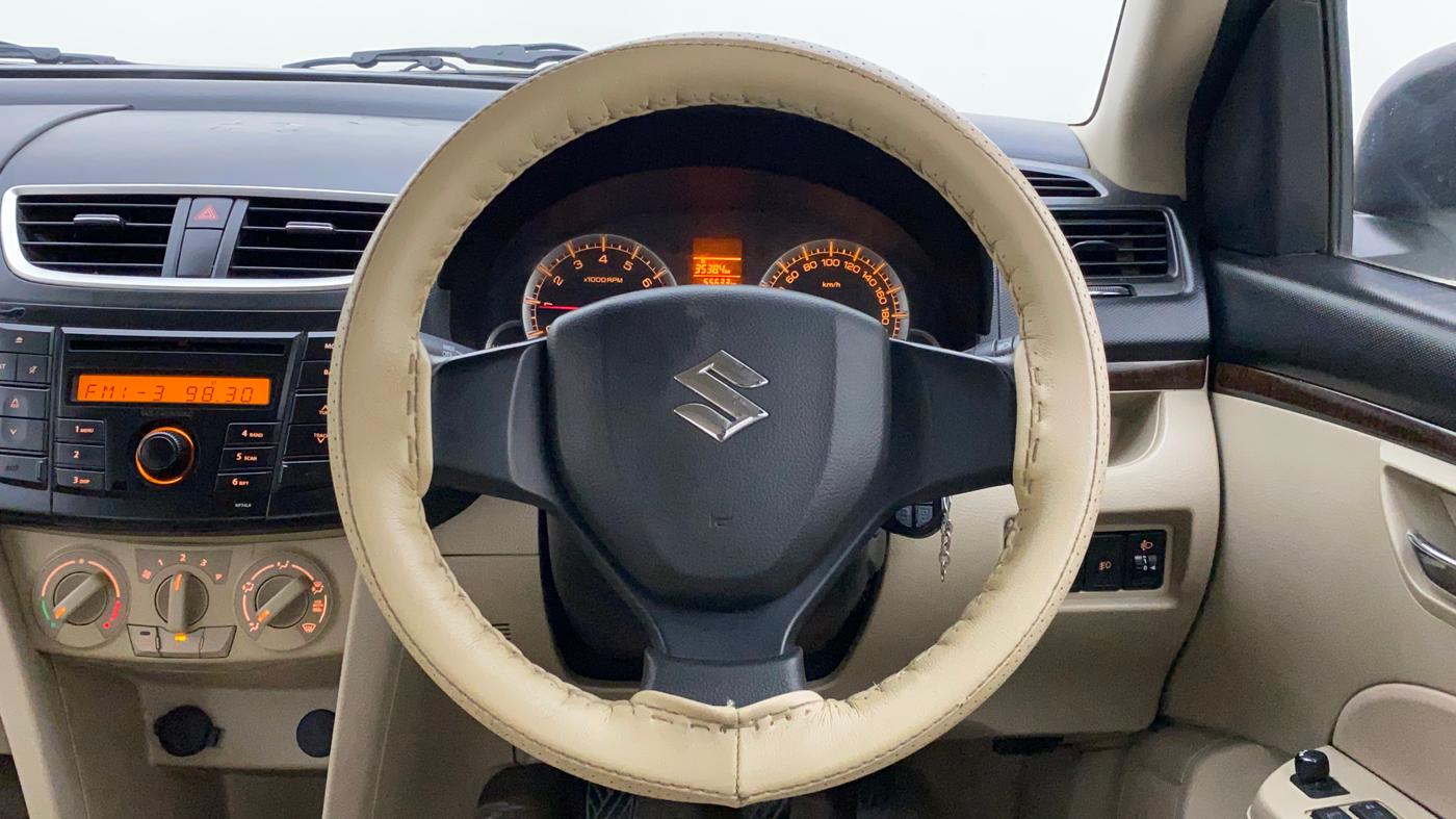 2013 Maruti Swift Dzire VXI, Petrol, Manual, 55,633 km, Steering Wheel Close Up