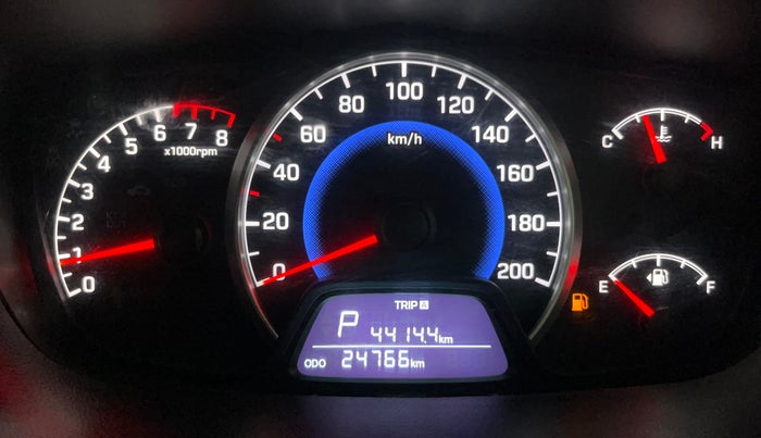 2017 Hyundai Grand i10 SPORTZ (O) AT 1.2 KAPPA VTVT, Petrol, Automatic, 24,817 km, Odometer Image