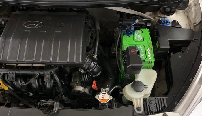 2017 Hyundai Grand i10 SPORTZ (O) AT 1.2 KAPPA VTVT, Petrol, Automatic, 24,817 km, Engine View - Left