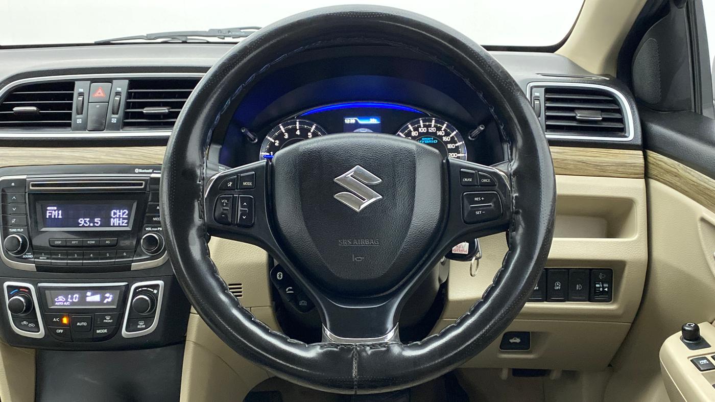 2020 Maruti Ciaz DELTA AT 1.5 SHVS PETROL, Petrol, Automatic, 17,468 km, Steering Wheel Close Up