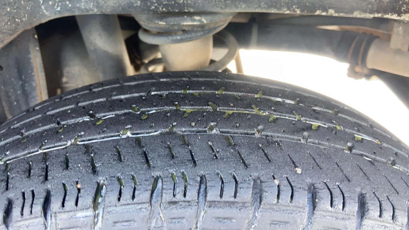 2012 Maruti Zen Estilo VXI, Petrol, Manual, 91,525 km, Left Rear Tyre Tread