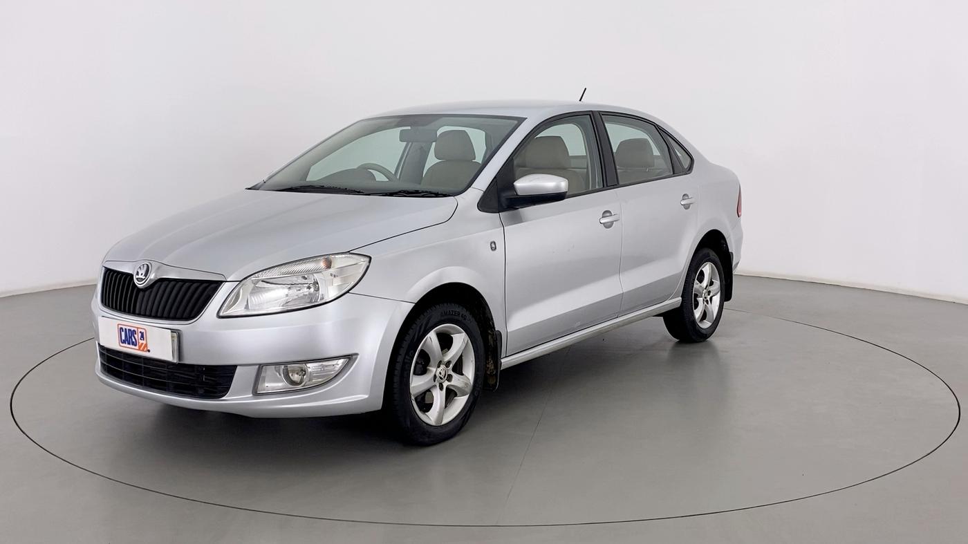 2014 Skoda Rapid 1.5 TDI MT Ambition Plus, Diesel, Manual, 60,646 km, Left Front Diagonal