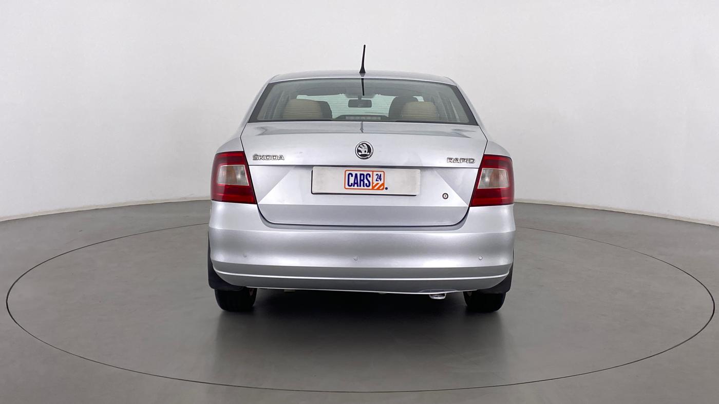 2014 Skoda Rapid 1.5 TDI MT Ambition Plus, Diesel, Manual, 60,646 km, Back/Rear