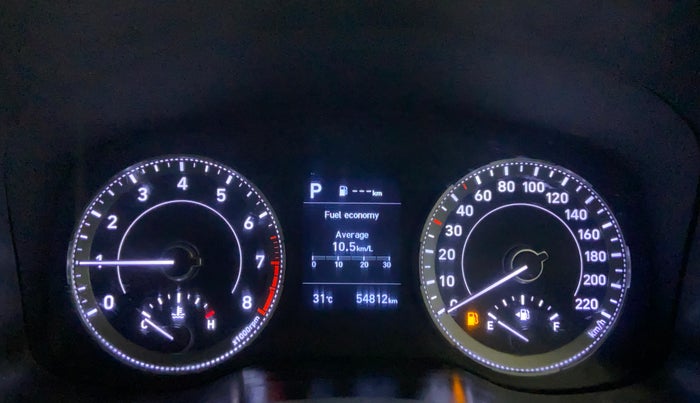 2019 Hyundai VENUE S 1.0 TURBO DCT, Petrol, Automatic, 54,760 km, Odometer Image