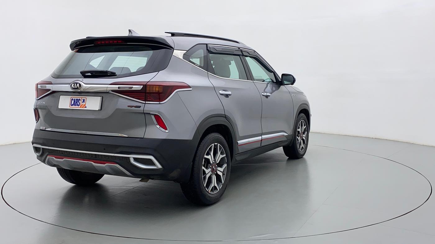 2020 KIA SELTOS 1.4 GTX+ TURBO GDI PETROL AT, Petrol, Automatic, 22,262 km, Right Back Diagonal