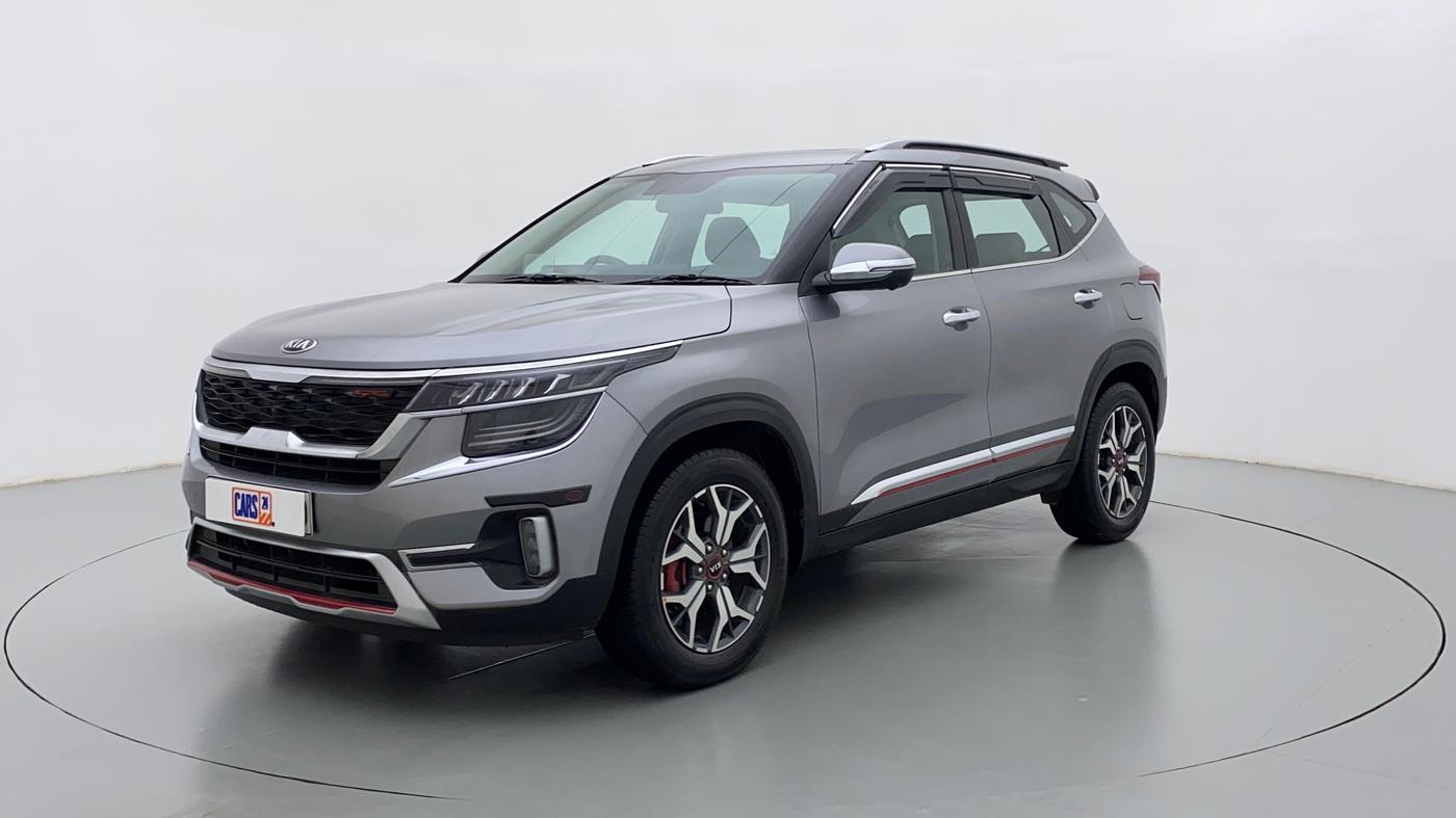 2020 KIA SELTOS 1.4 GTX+ TURBO GDI PETROL AT, Petrol, Automatic, 22,262 km, Left Front Diagonal