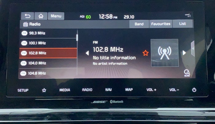 2020 KIA SELTOS 1.4 GTX+ TURBO GDI PETROL AT, Petrol, Automatic, 22,262 km, Infotainment System