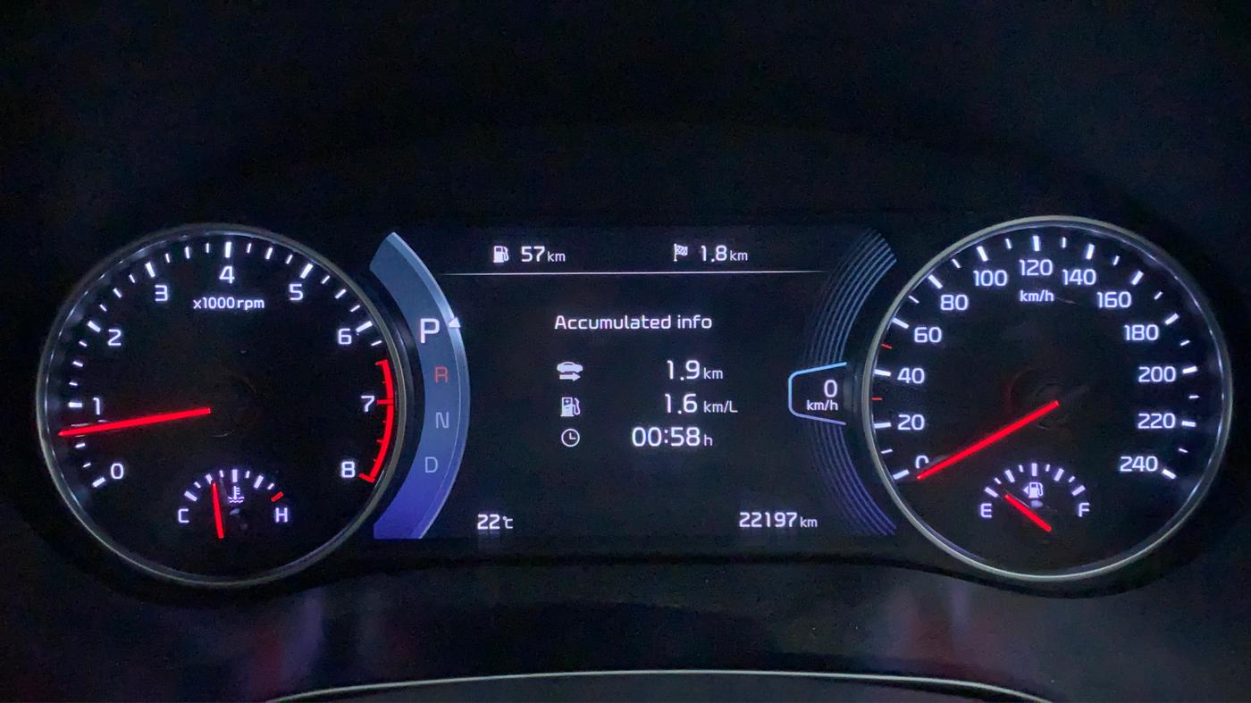 2020 KIA SELTOS 1.4 GTX+ TURBO GDI PETROL AT, Petrol, Automatic, 22,262 km, Odometer Image