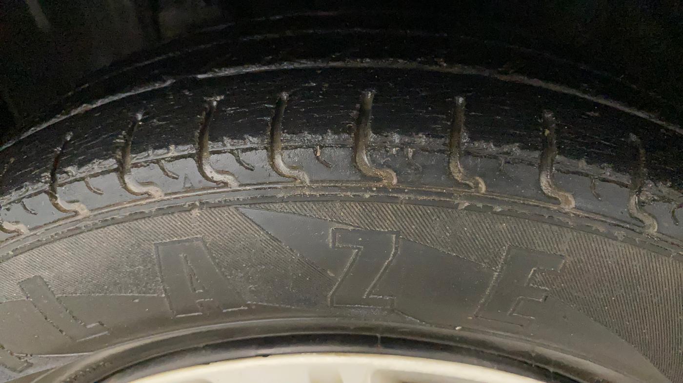 2017 Datsun Redi Go T (O), Petrol, Manual, 66,317 km, Left Front Tyre Tread