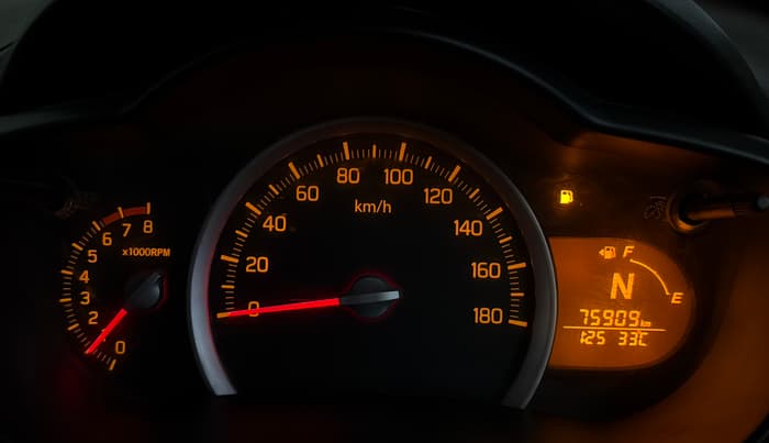 2015 Maruti Celerio VXI AMT, Petrol, Automatic, 75,860 km, Odometer Image