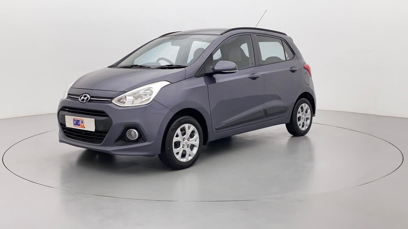 2016 Hyundai Grand i10 SPORTZ 1.2 KAPPA VTVT, Petrol, Manual, 63,204 km, Left Front Diagonal