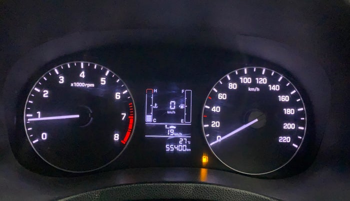 2019 Hyundai Creta SX 1.6 PETROL, Petrol, Manual, 55,390 km, Odometer Image