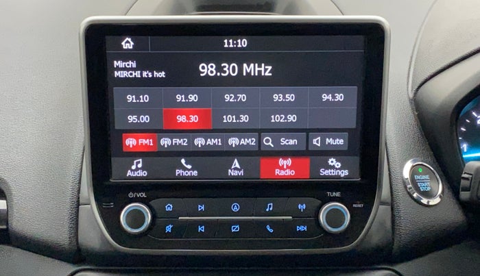 2018 Ford Ecosport TITANIUM 1.5L DIESEL, Diesel, Manual, 1,14,427 km, Infotainment System