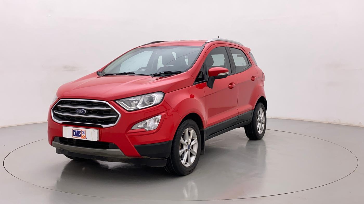 2018 Ford Ecosport TITANIUM 1.5L DIESEL, Diesel, Manual, 1,14,427 km, Left Front Diagonal