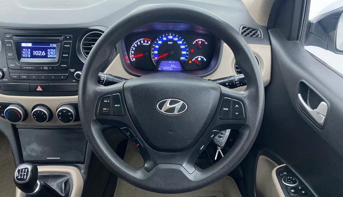 2015 Hyundai Xcent S 1.2 OPT, Petrol, Manual, 41,023 km, Steering Wheel Close Up