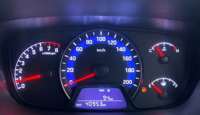 2015 Hyundai Xcent S 1.2 OPT, Petrol, Manual, 41,023 km, Odometer Image