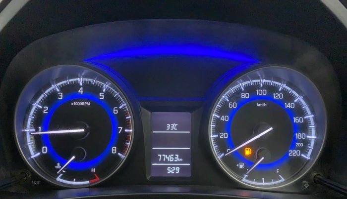 2018 Maruti Baleno DELTA PETROL 1.2, Petrol, Manual, 77,462 km, Odometer Image