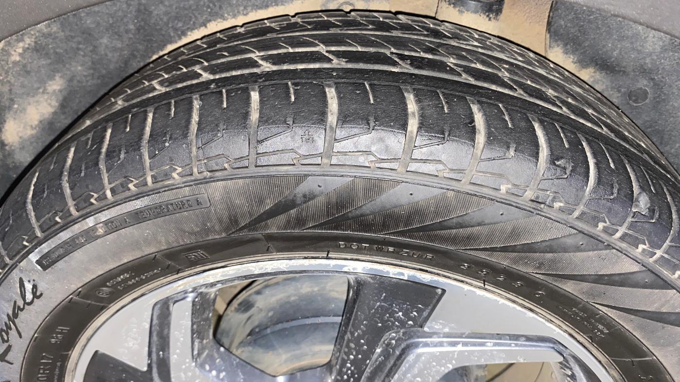2019 Hyundai Creta SX AT 1.6 PETROL, Petrol, Automatic, 76,559 km, Left Rear Tyre Tread