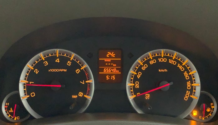 2012 Maruti Ertiga ZXI, Petrol, Manual, 65,874 km, Odometer Image