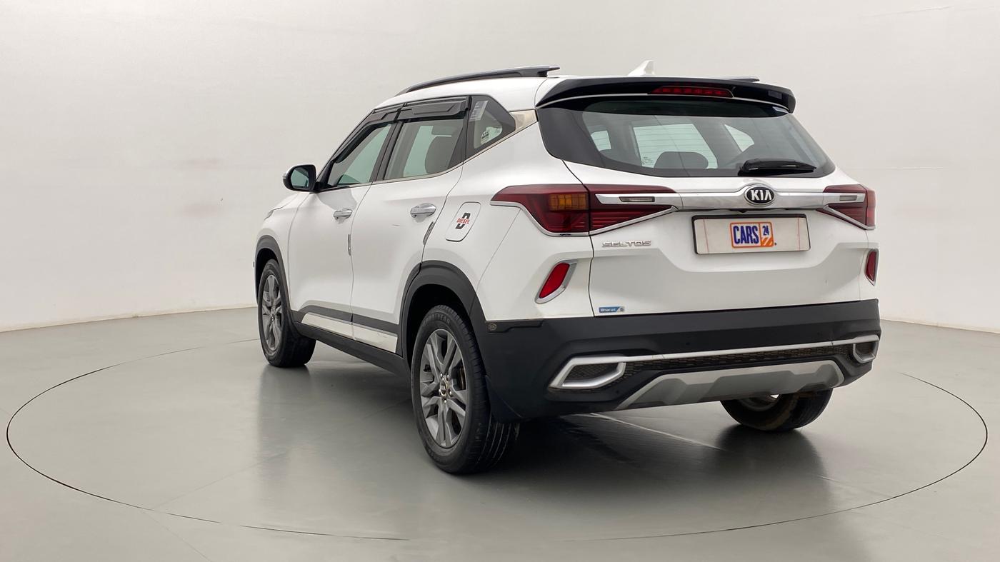 2020 KIA SELTOS HTX+ AT 1.5 DIESEL, Diesel, Automatic, 44,301 km, Left Back Diagonal