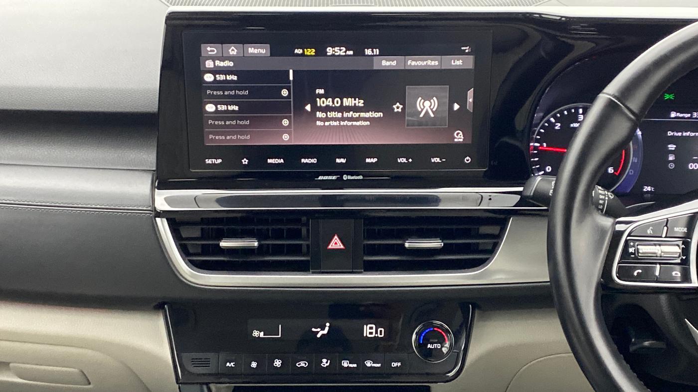 2020 KIA SELTOS HTX+ AT 1.5 DIESEL, Diesel, Automatic, 44,301 km, Air Conditioner