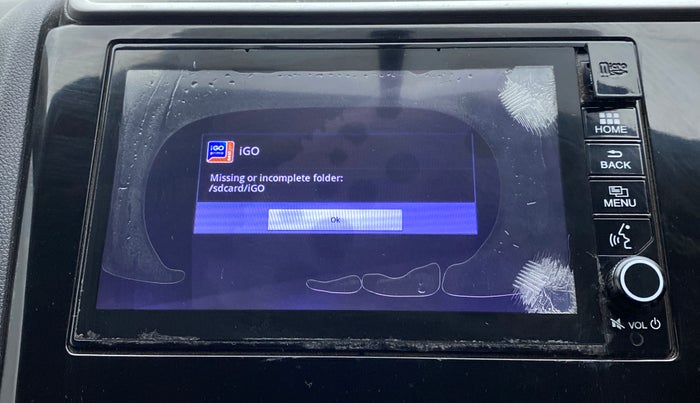2018 Honda WR-V 1.2L I-VTEC VX MT, CNG, Manual, 68,667 km, Infotainment system - GPS Card not working/missing