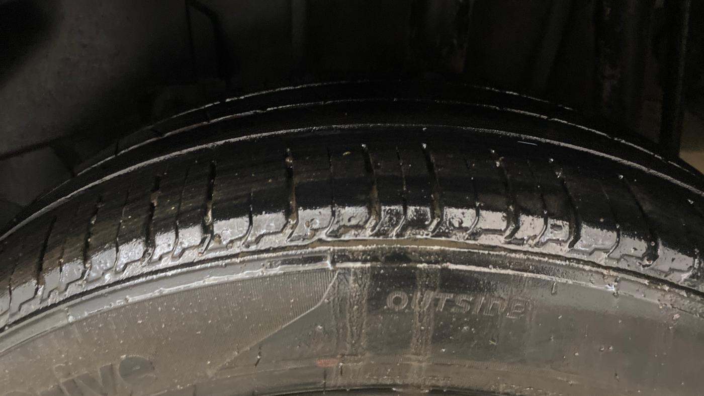 2020 Tata TIGOR XZ PLUS PETROL, Petrol, Manual, 62,949 km, Left Rear Tyre Tread